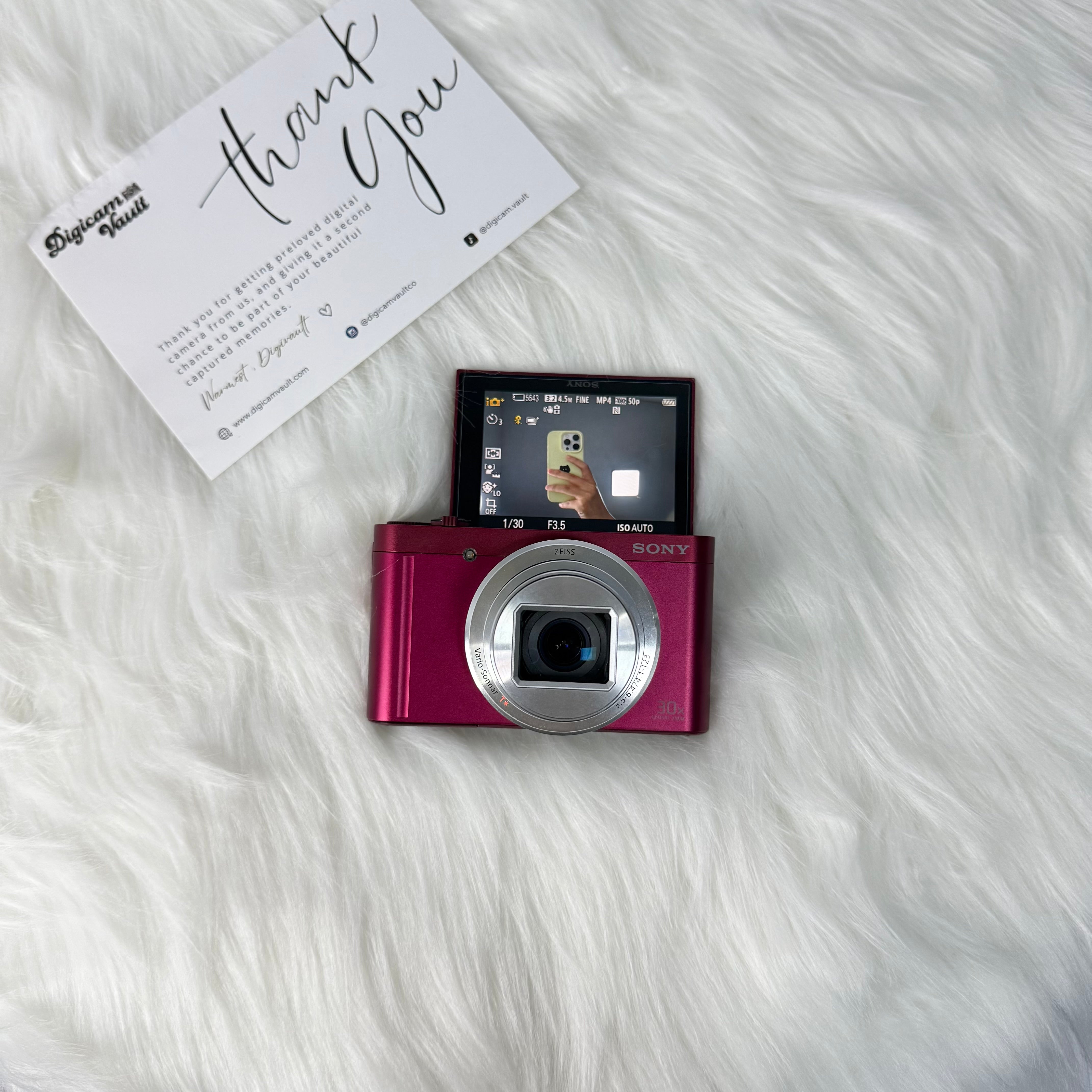 SONY CYBERSHOT DSC-WX500 [RED]