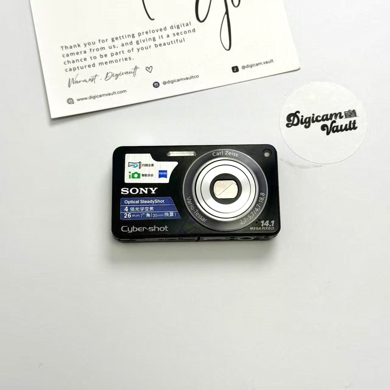 SONY CYBERSHOT DSC-W350 [BLACK] - TEAM FAV✮