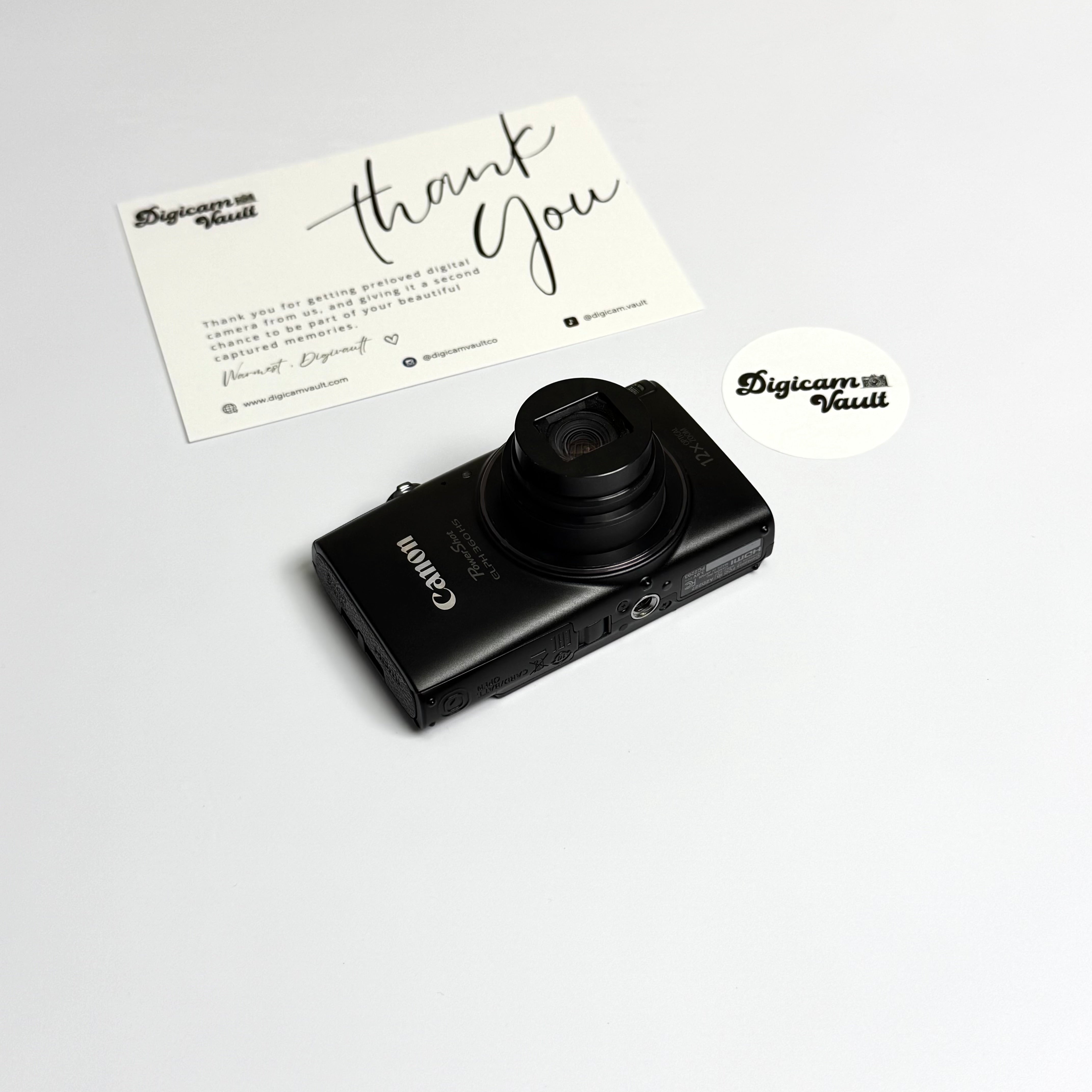 CANON POWERSHOT ELPH 360 HS [BLACK] - RARE ✮