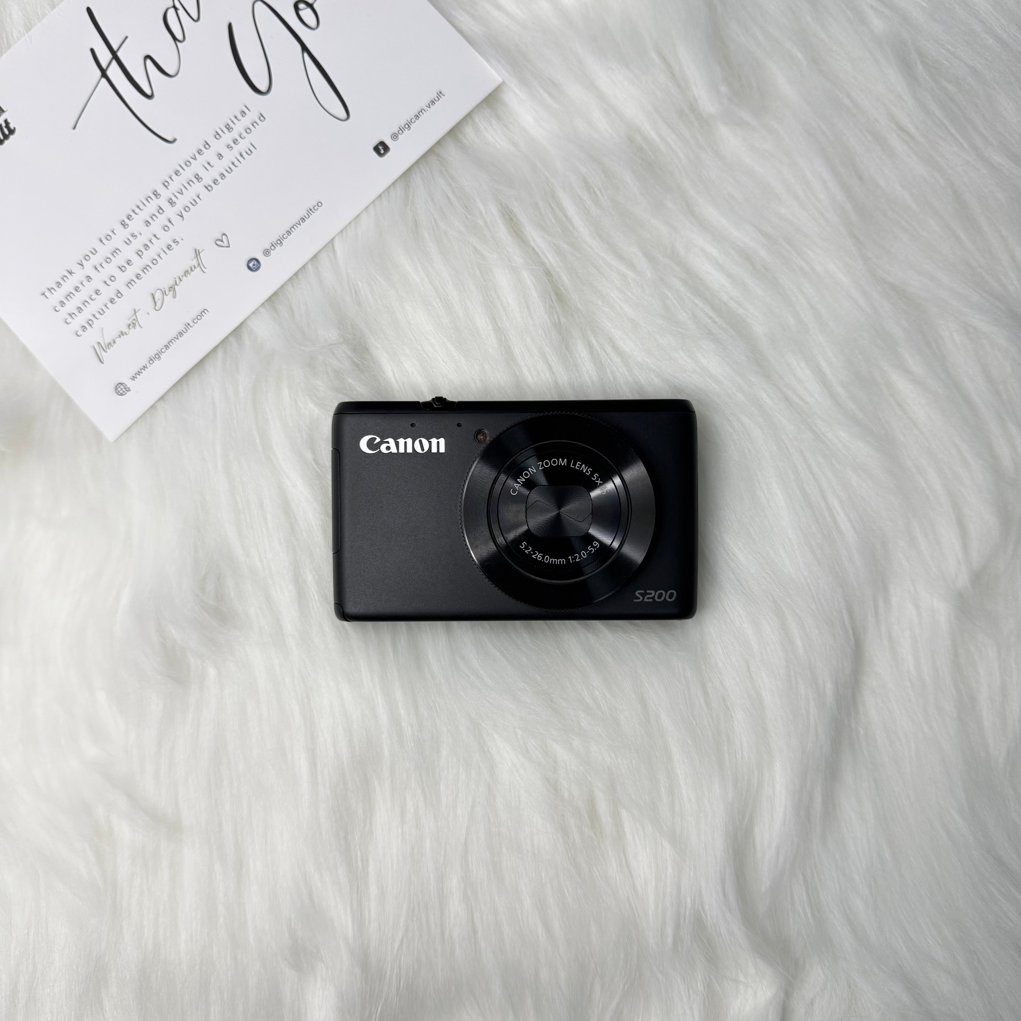 CANON POWERSHOT S200 [BLACK]