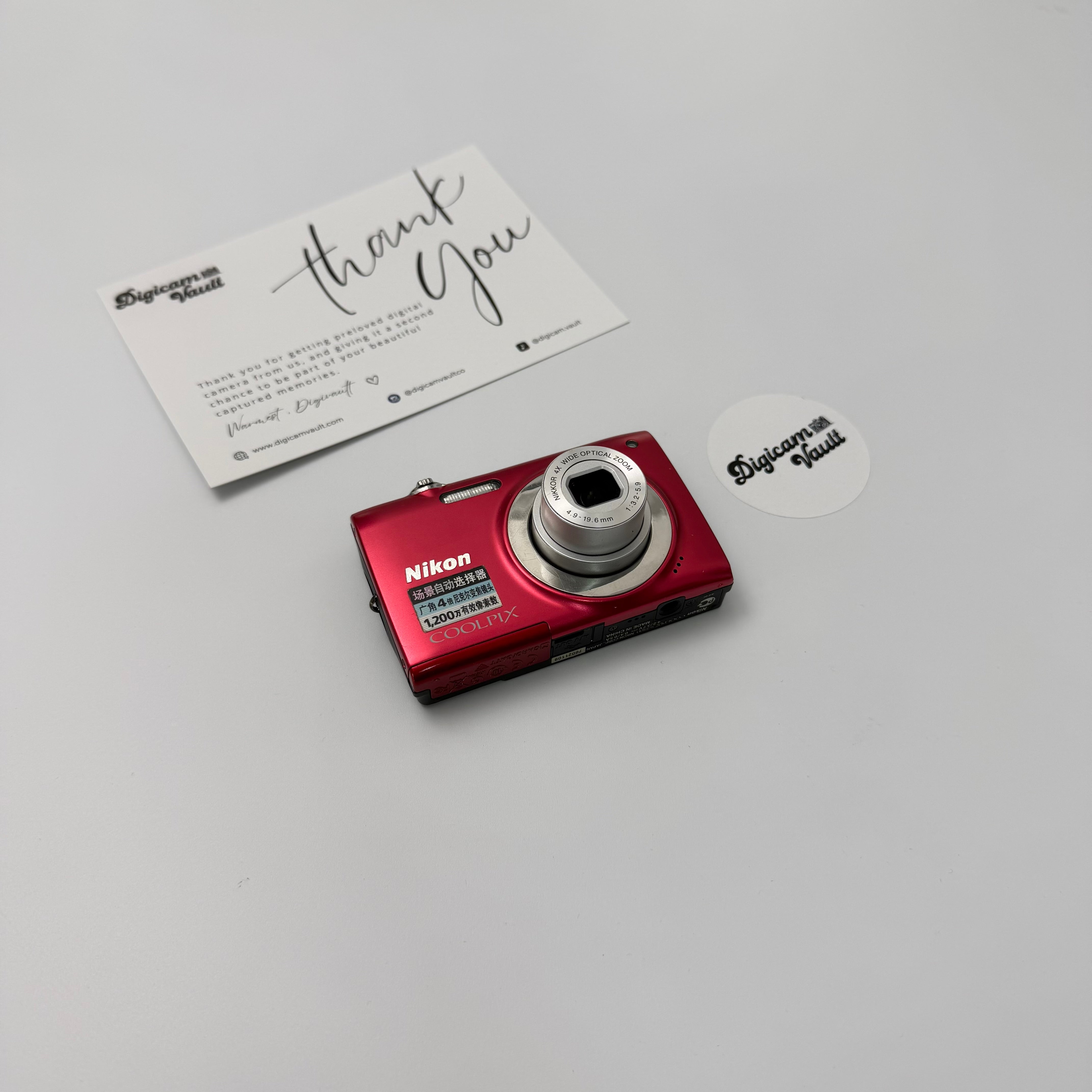 NIKON COOLPIX S2500 [RED]