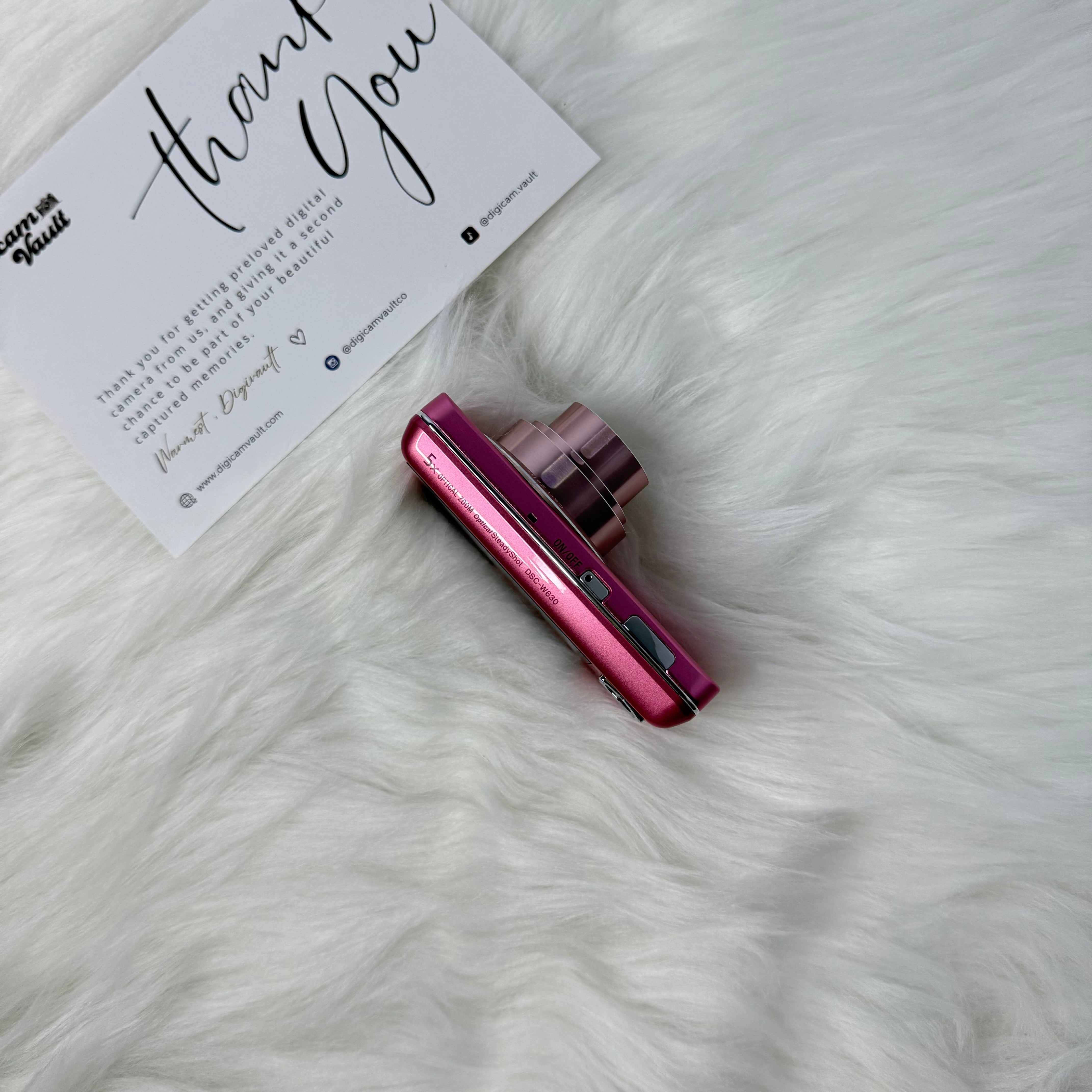 SONY CYBERSHOT DSC-W630 [PINK]