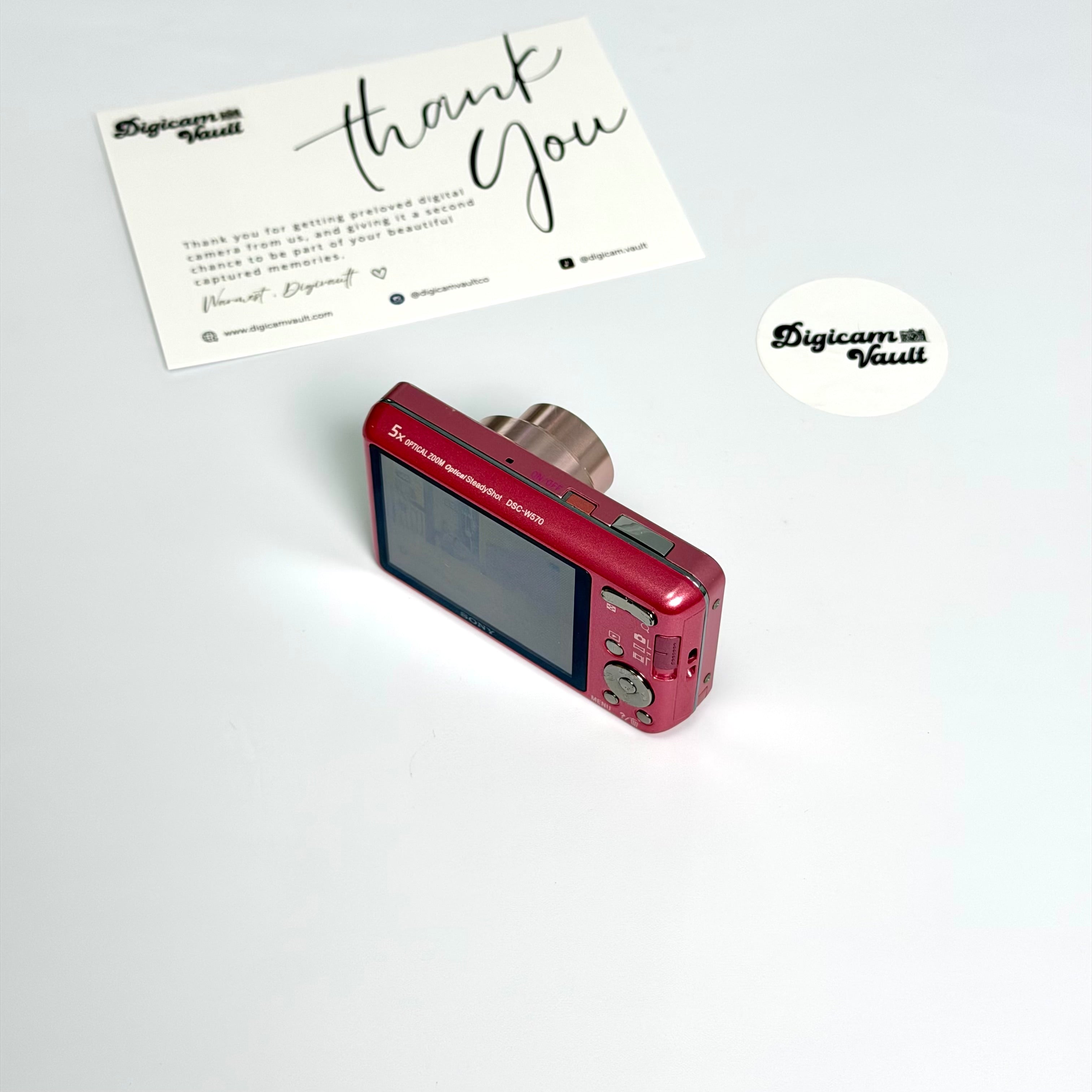 SONY CYBERSHOT W570 [PINK] - TEAM FAV✮
