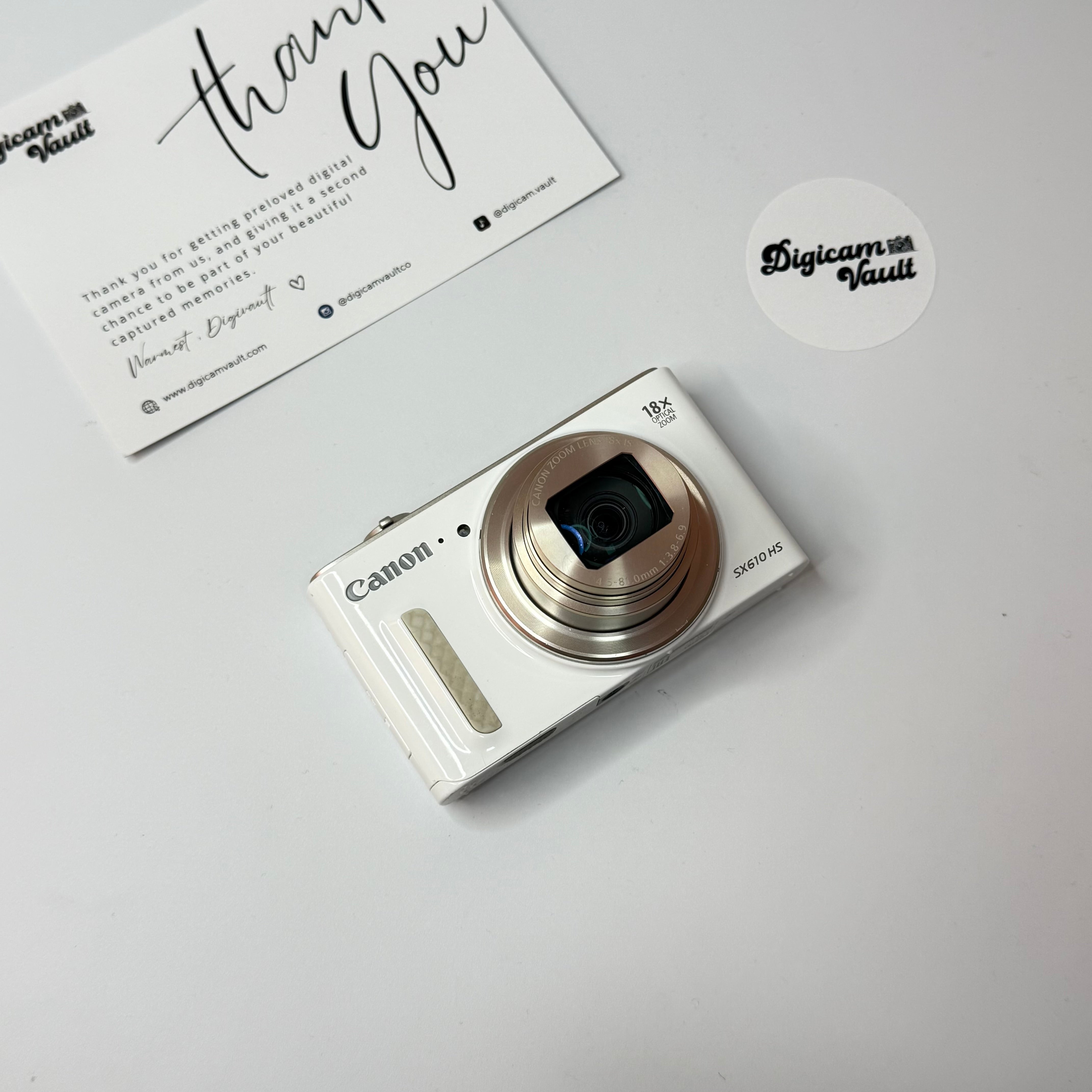 CANON POWERSHOT SX610HS [WHITE]