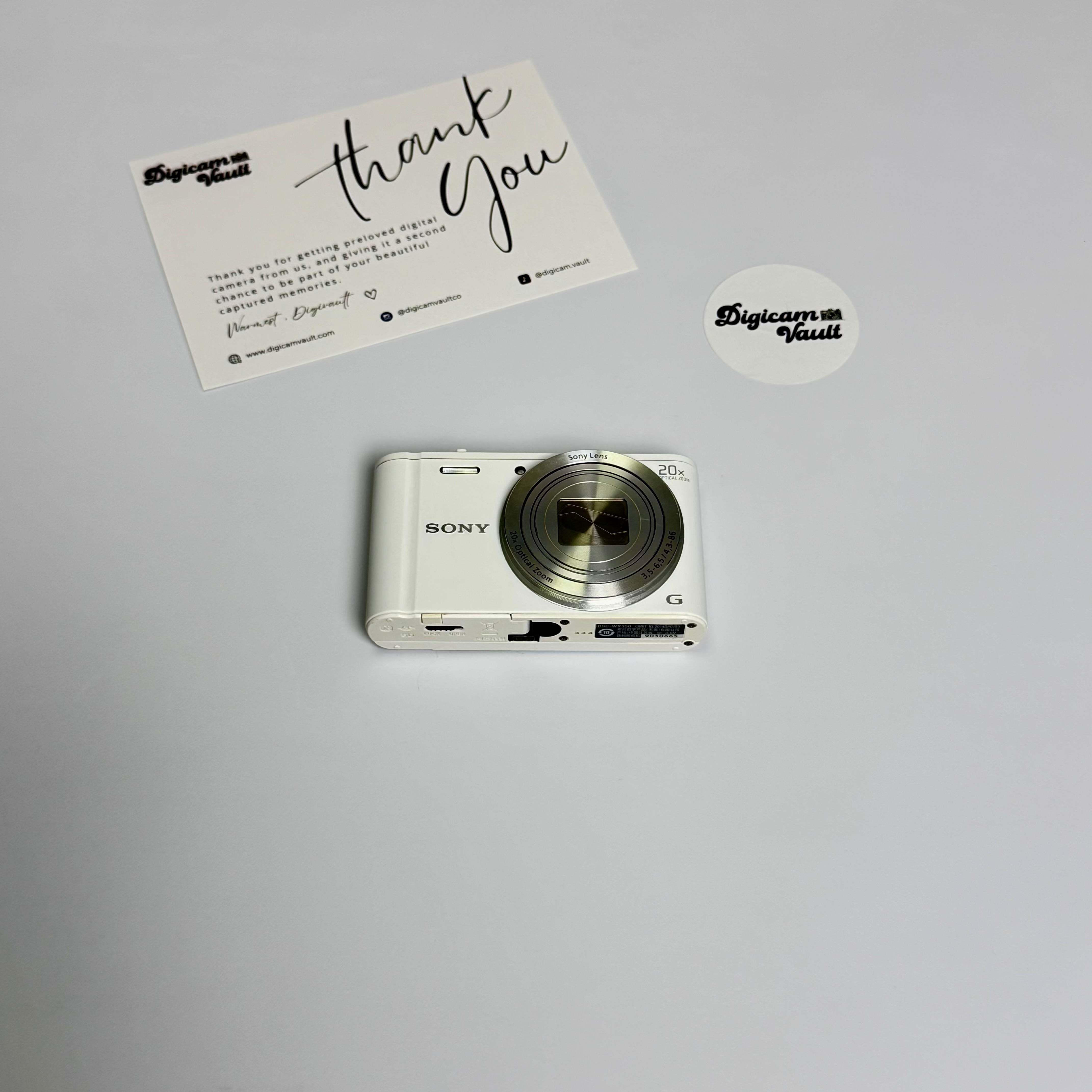 SONY CYBERSHOT DSC-WX350 [WHITE]