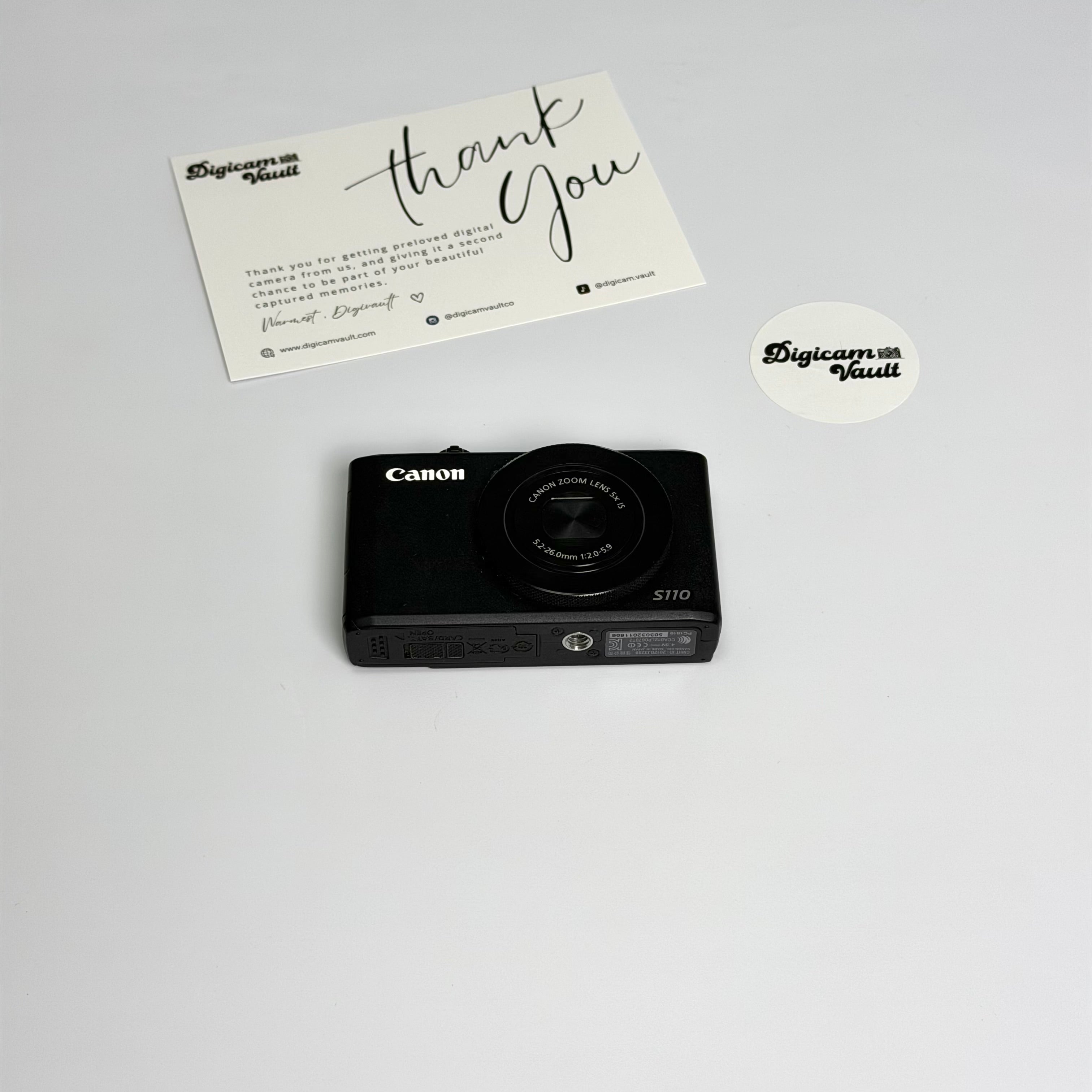 CANON POWERSHOT S110 [BLACK] - RARE ✮