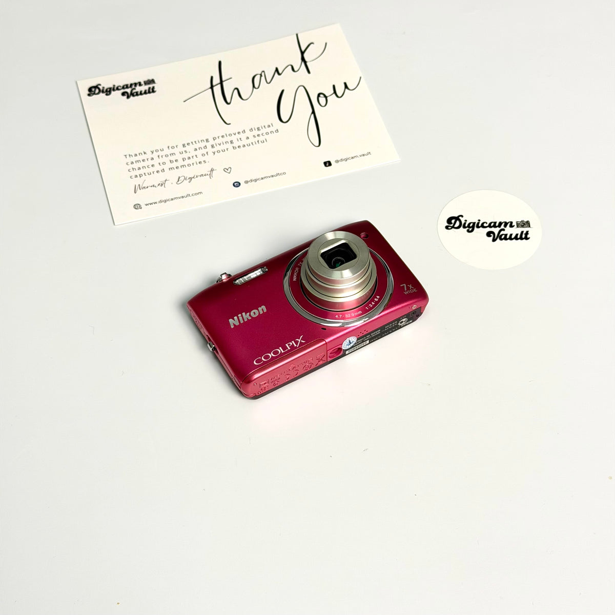 NIKON COOLPIX S3500 [PINK]