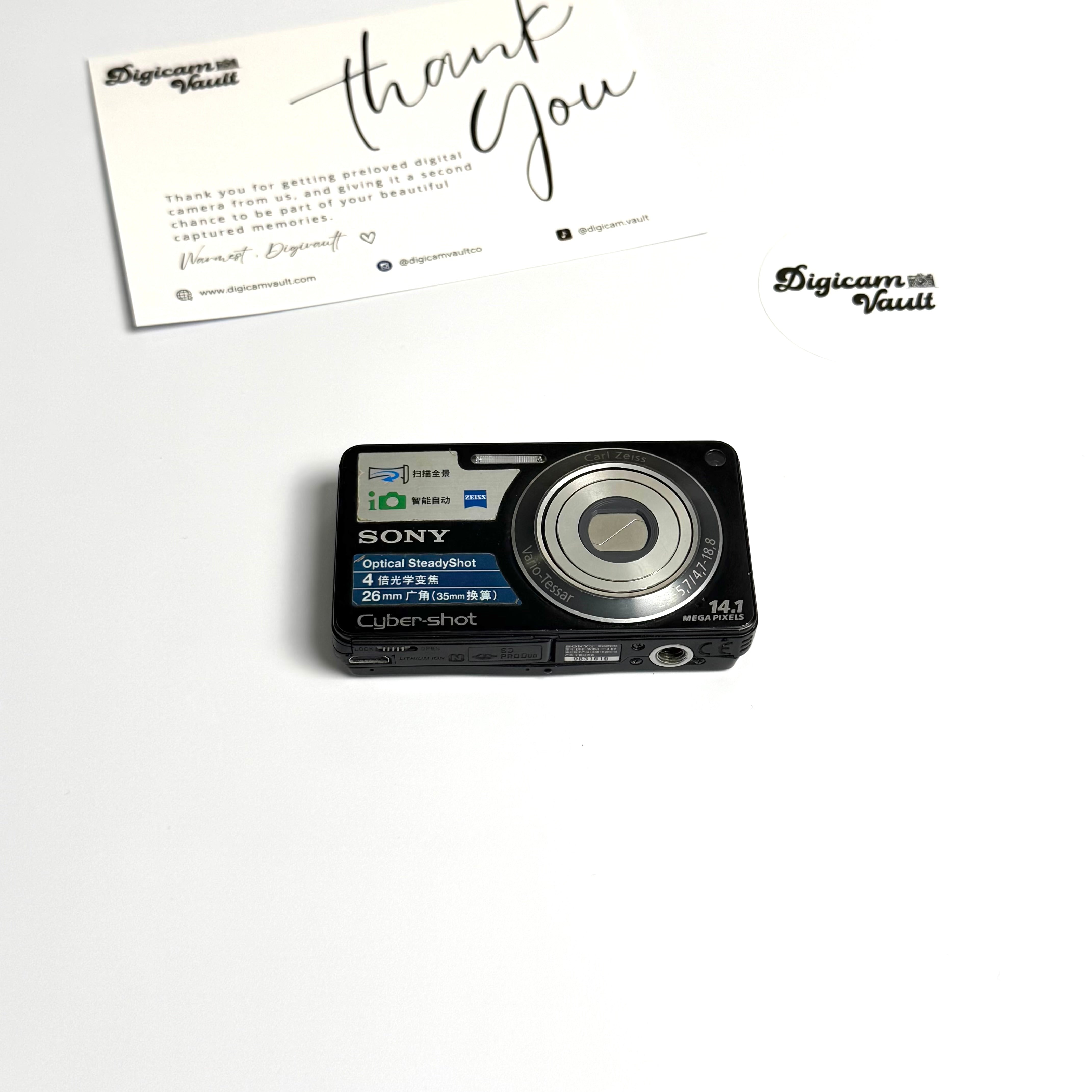 SONY CYBERSHOT DSC-W350 [BLACK]