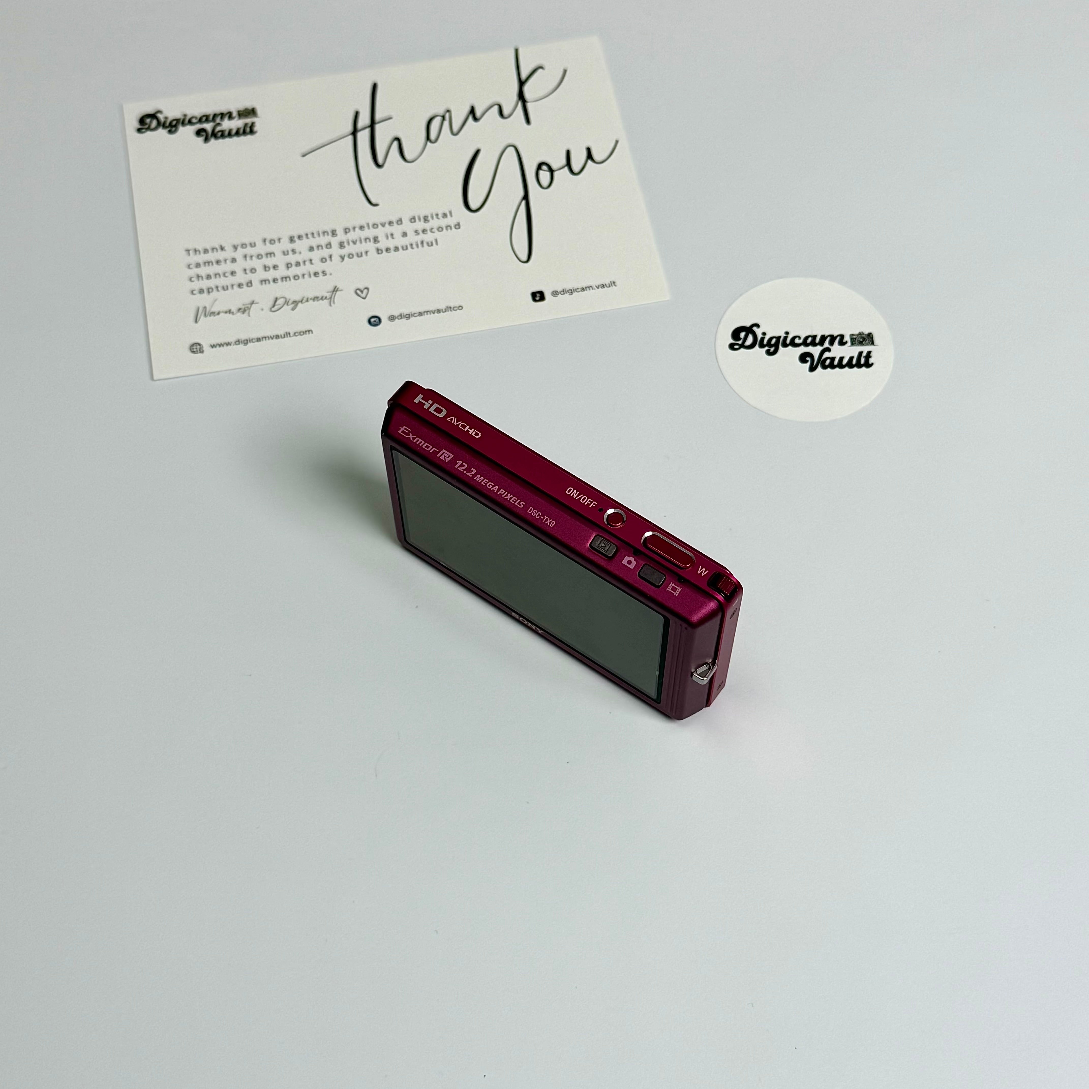 SONY CYBERSHOT DSC-TX9 [ROSE PINK]