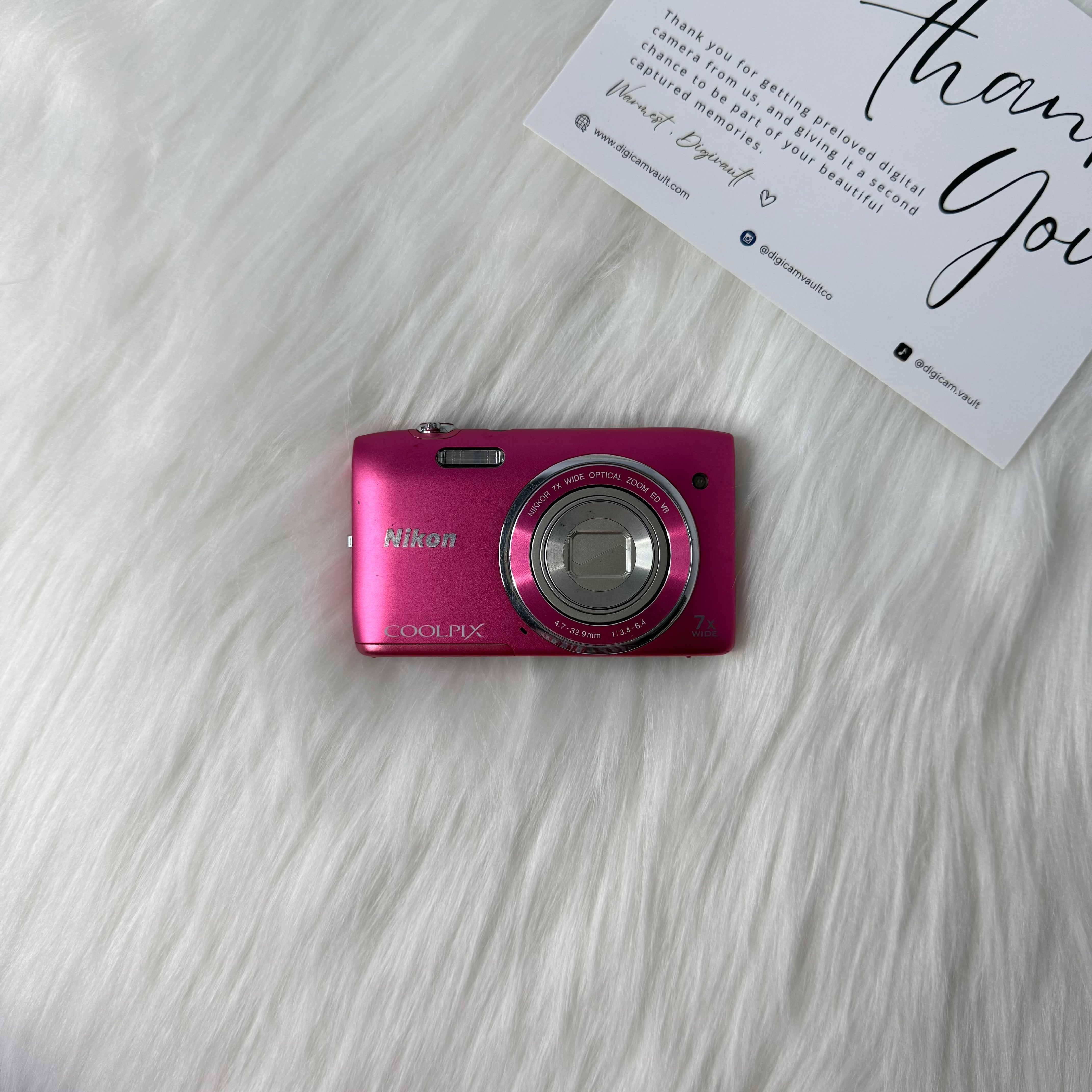 NIKON COOLPIX S3500 [PINK]