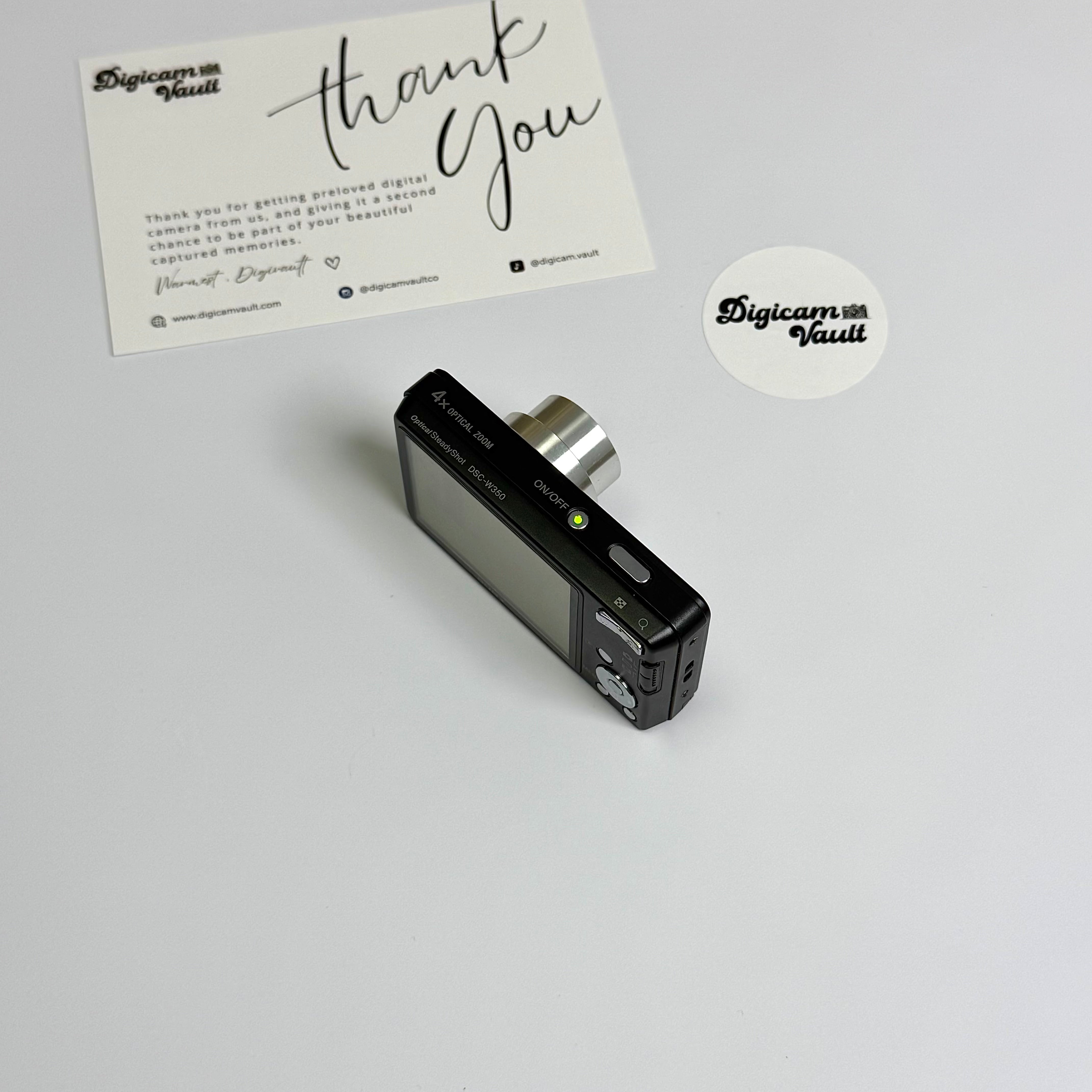 SONY CYBERSHOT DSC-W350 [BLACK] - TEAM FAV✮