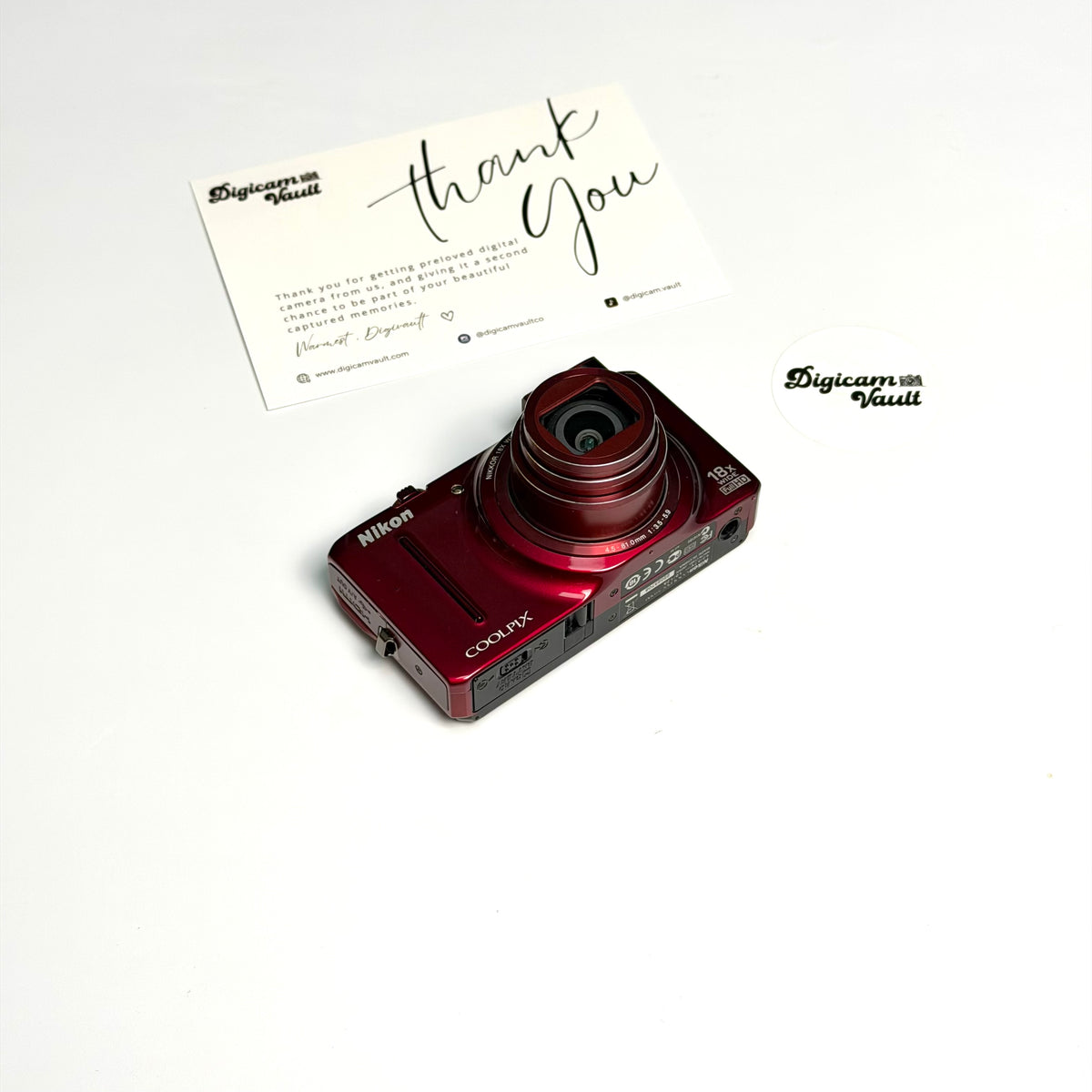 NIKON COOLPIX S9300 [WINE RED]