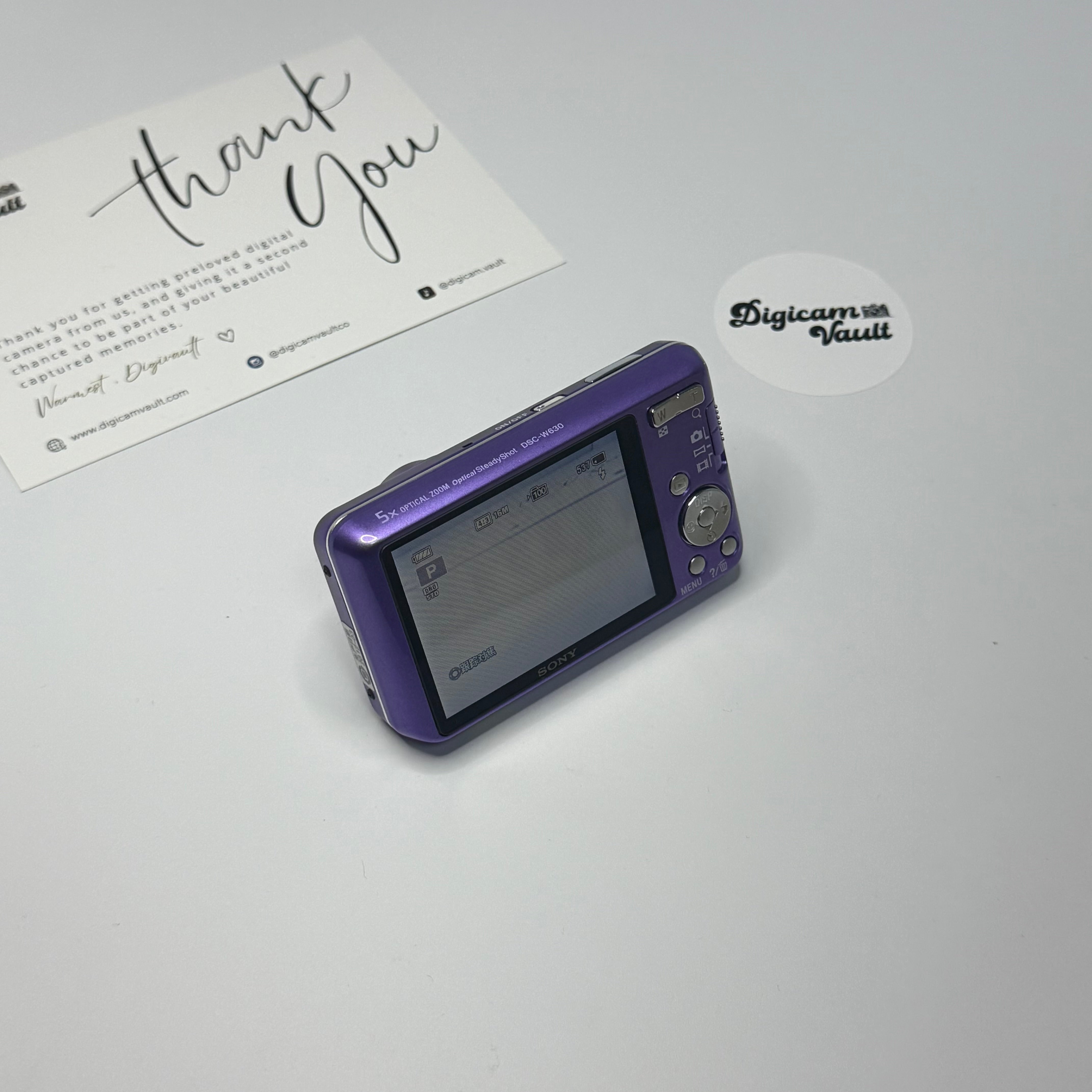 SONY CYBERSHOT DSC-W630 [PURPLE]