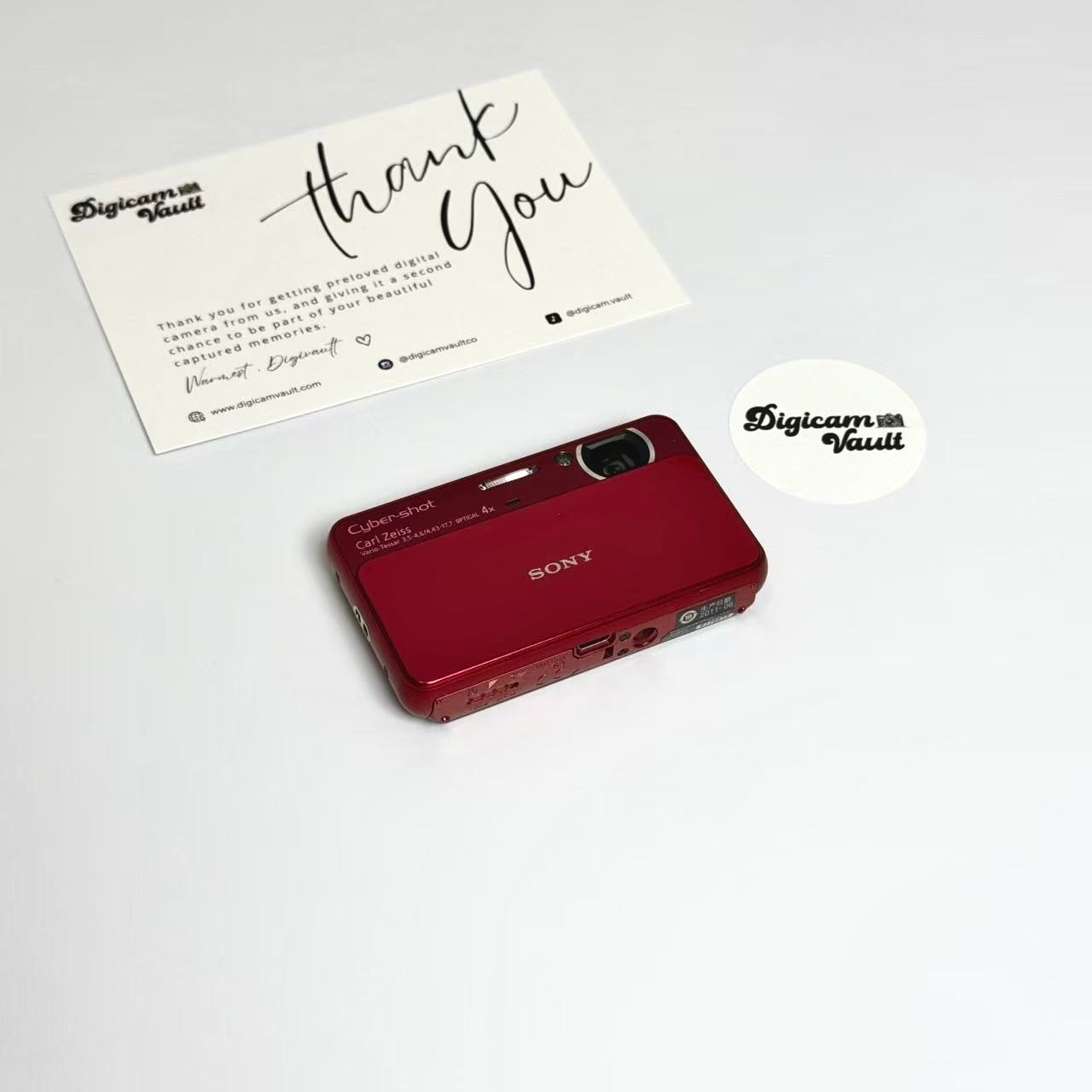 SONY CYBERSHOT DSC-T110 [ROSE RED] - TEAM FAV✮