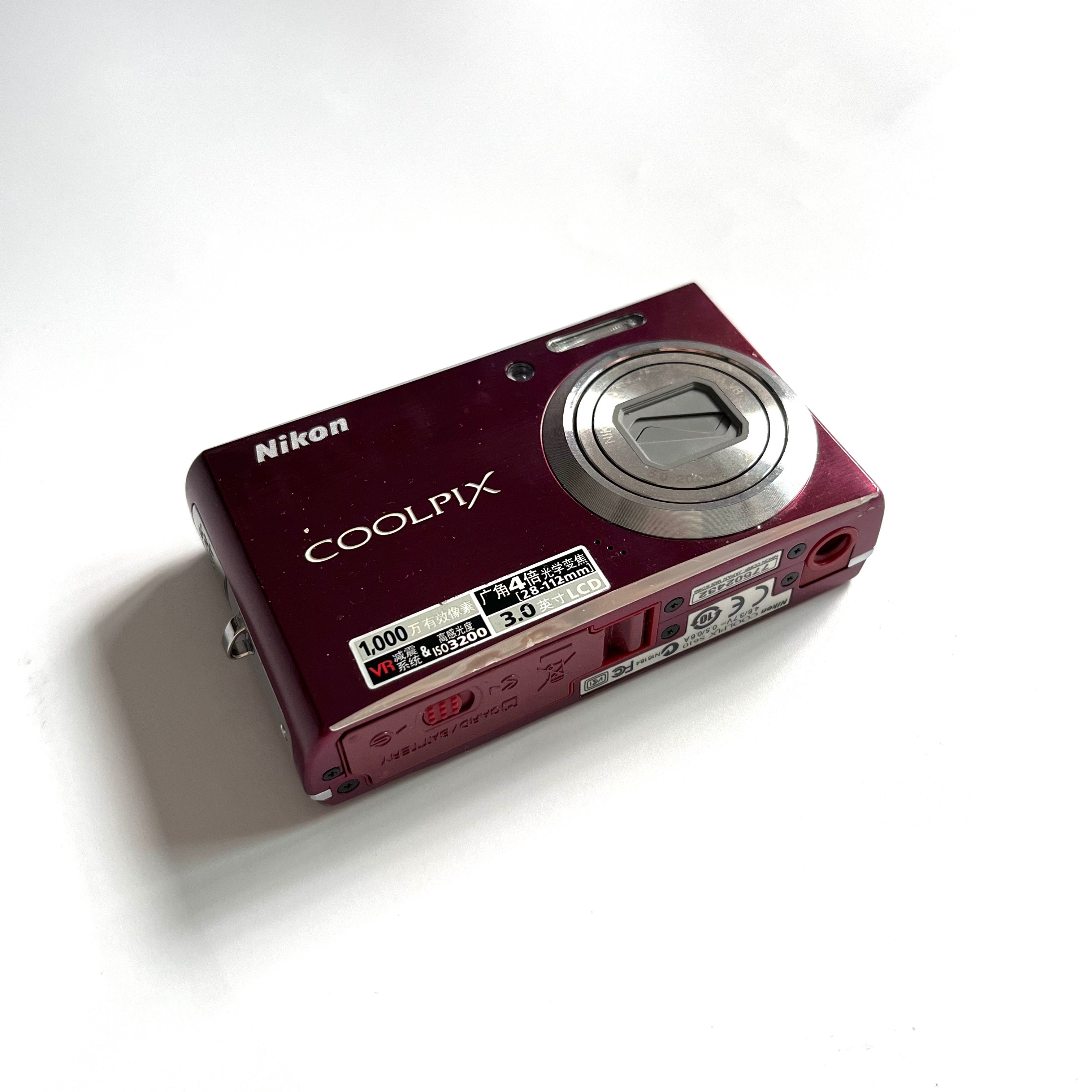 NIKON COOLPIX S6100 [WINE RED]