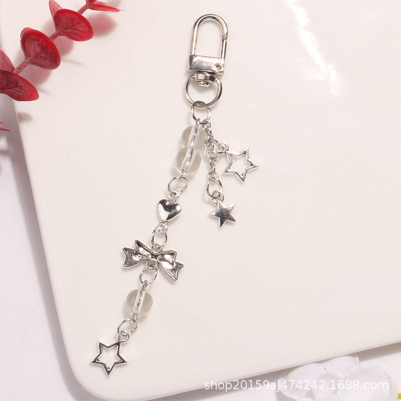 Falling Heart Y2K Digi Keychain