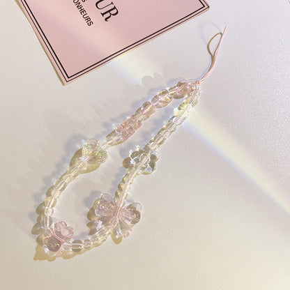 Crystal Clear Y2K Digi Keychain