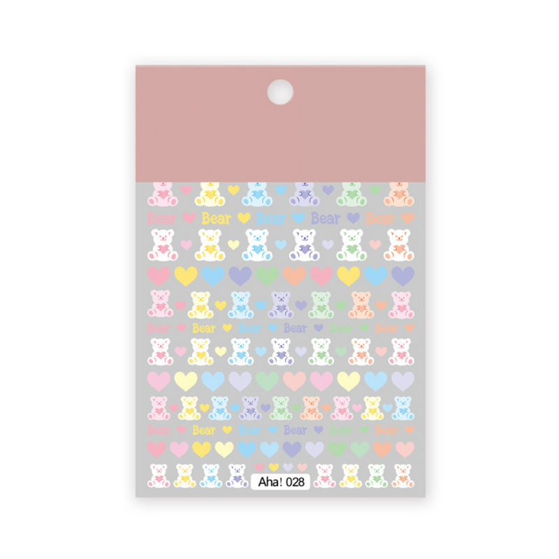 Teddy Bear Love DIY Digicam Sticker Digicam Vault